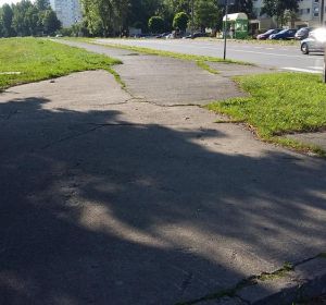 Wykonanie chodnika przy ul. Al. Odrodzenia wraz ze ścieżką rowerową
